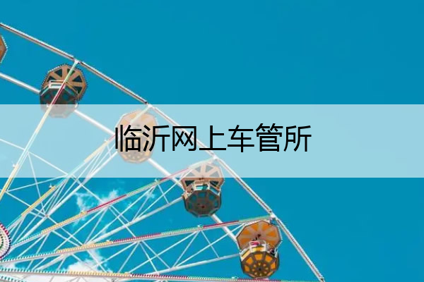 临沂网上车管所 临沂网上车管所官网app