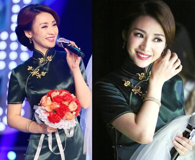 银色真丝旗袍怎么搭配,银色真丝旗袍上衣怎么搭配图14