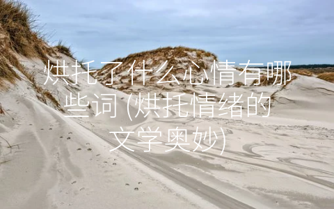 烘托了什么心情有哪些词 (烘托情绪的文学奥妙)