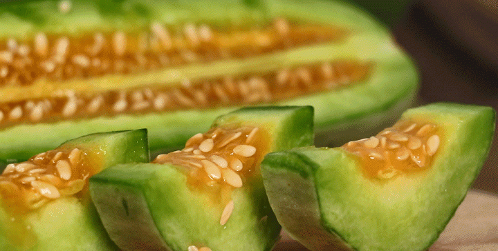 长得像羊角一样的蜜瓜