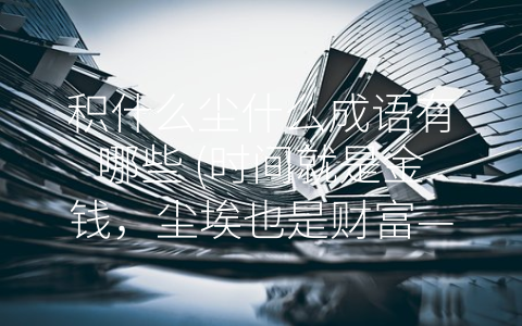 积什么尘什么成语有哪些 (时间就是金钱，尘埃也是财富——积什么尘什么成语的启示)