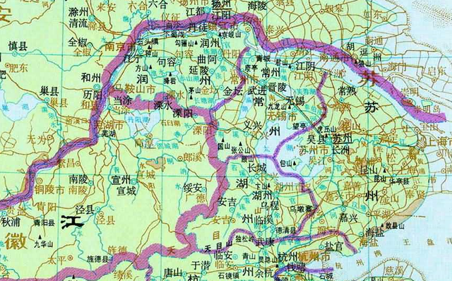 通过地图,了解江苏省常州市从古到今的历史变迁图10