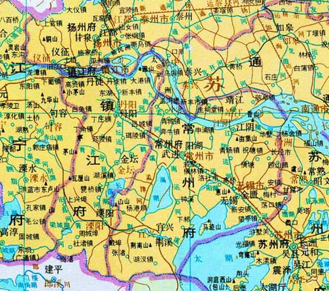 通过地图,了解江苏省常州市从古到今的历史变迁图16