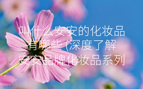 叫什么安安的化妆品有哪些 (深度了解安安品牌化妆品系列)