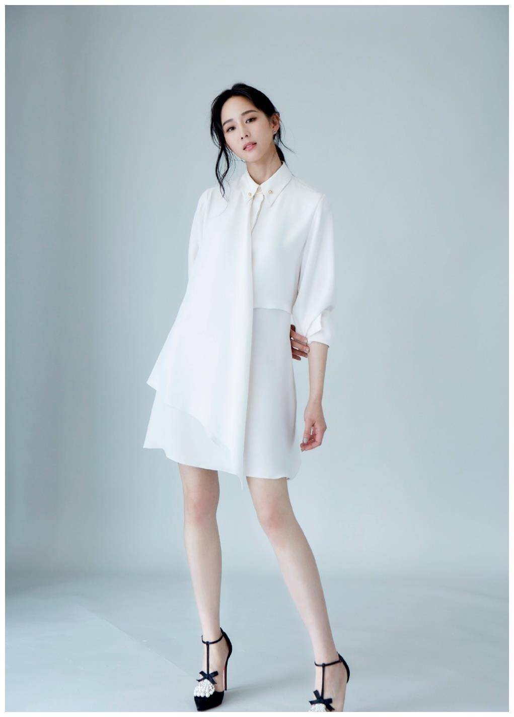 张钧甯气质好难得！太适合走知性干练路线，轻松驾驭各种长裙