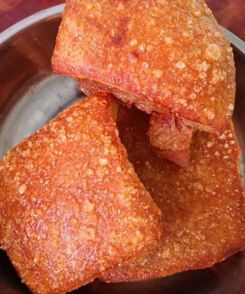 炸扣肉不涂盐不抹醋起泡正确炸法图1