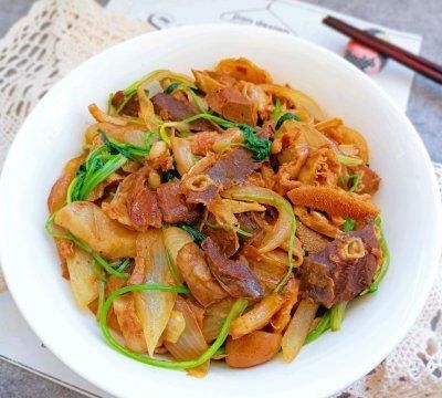 #肉食主义狂欢#家常炒羊杂图7