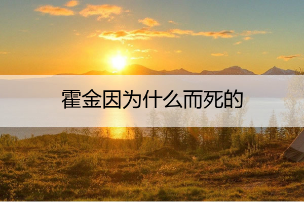 霍金因为什么而死的 霍金因为什么而死的英文翻译