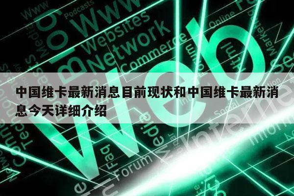 中国维卡最新消息目前现状和中国维卡最新消息今天详细介绍