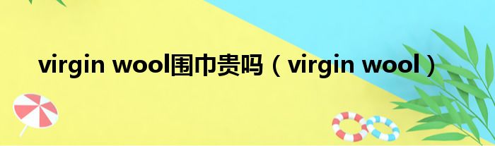 virgin wool围巾贵吗 virgin wool