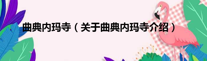 曲典内玛寺 关于曲典内玛寺介绍