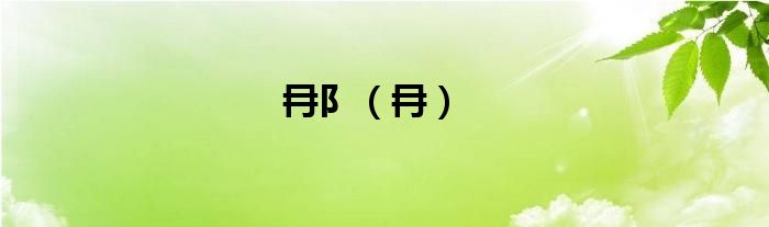冄阝 冄