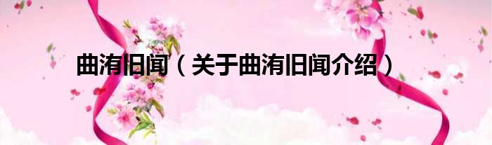 曲洧旧闻 关于曲洧旧闻介绍