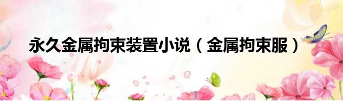 永久金属拘束装置小说 金属拘束服