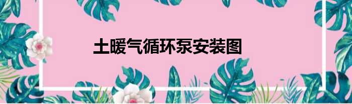 土暖气循环泵安装图