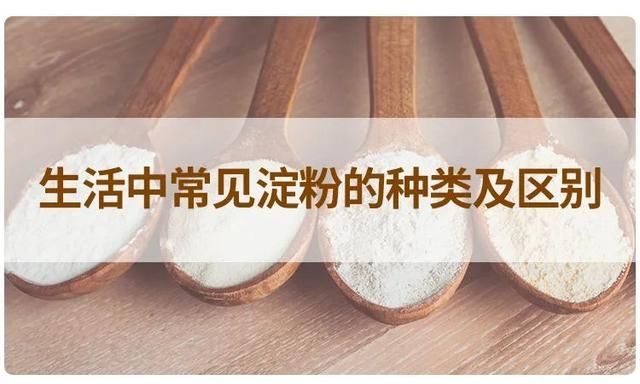 生活中常见淀粉的种类及区别图片