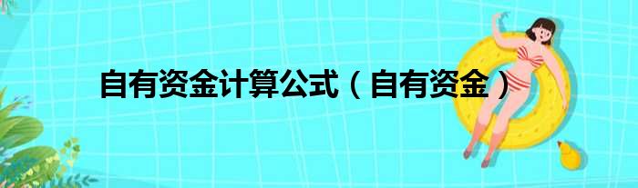 自有资金计算公式 自有资金