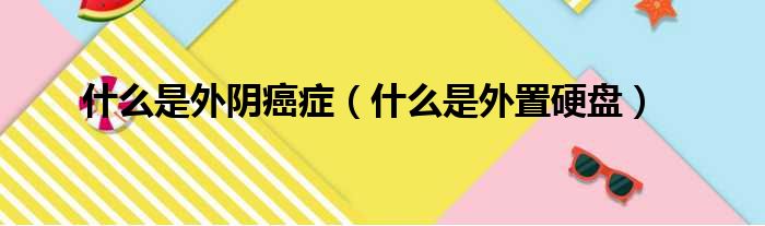什么是外阴癌症 什么是外置硬盘